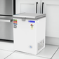 Blue Star CF3-130NEYW 130 Litre Chest Freezer (White, 3 Star, R290 Refrigerant, Single Door, Manual Defrost, Made in India)
