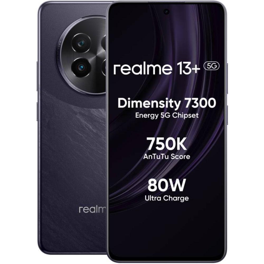 Realme 13 Plus 5G 256 GB, 8 GB RAM, Dark Purple, Mobile Phone