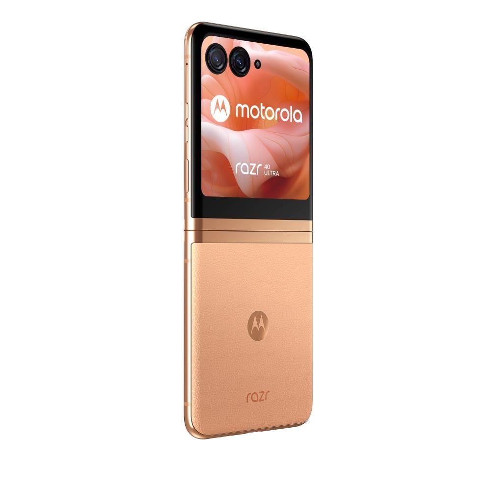 Moto Razr 40 ULTRA 256 GB, 8 GB RAM, Mobile Phone, Peach Fuzz