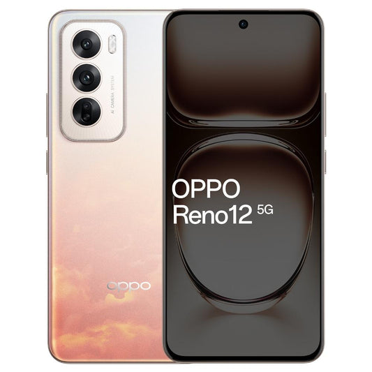 Oppo Reno 12 5G 256 GB, 8 GB RAM, Sunset Peach, Mobile Phone (Demo)